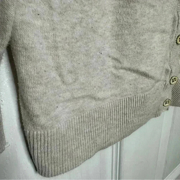 GAP Factory Cardigan 3/4 Sleeves Cream Size Extra  Small - Picture 2 of 15